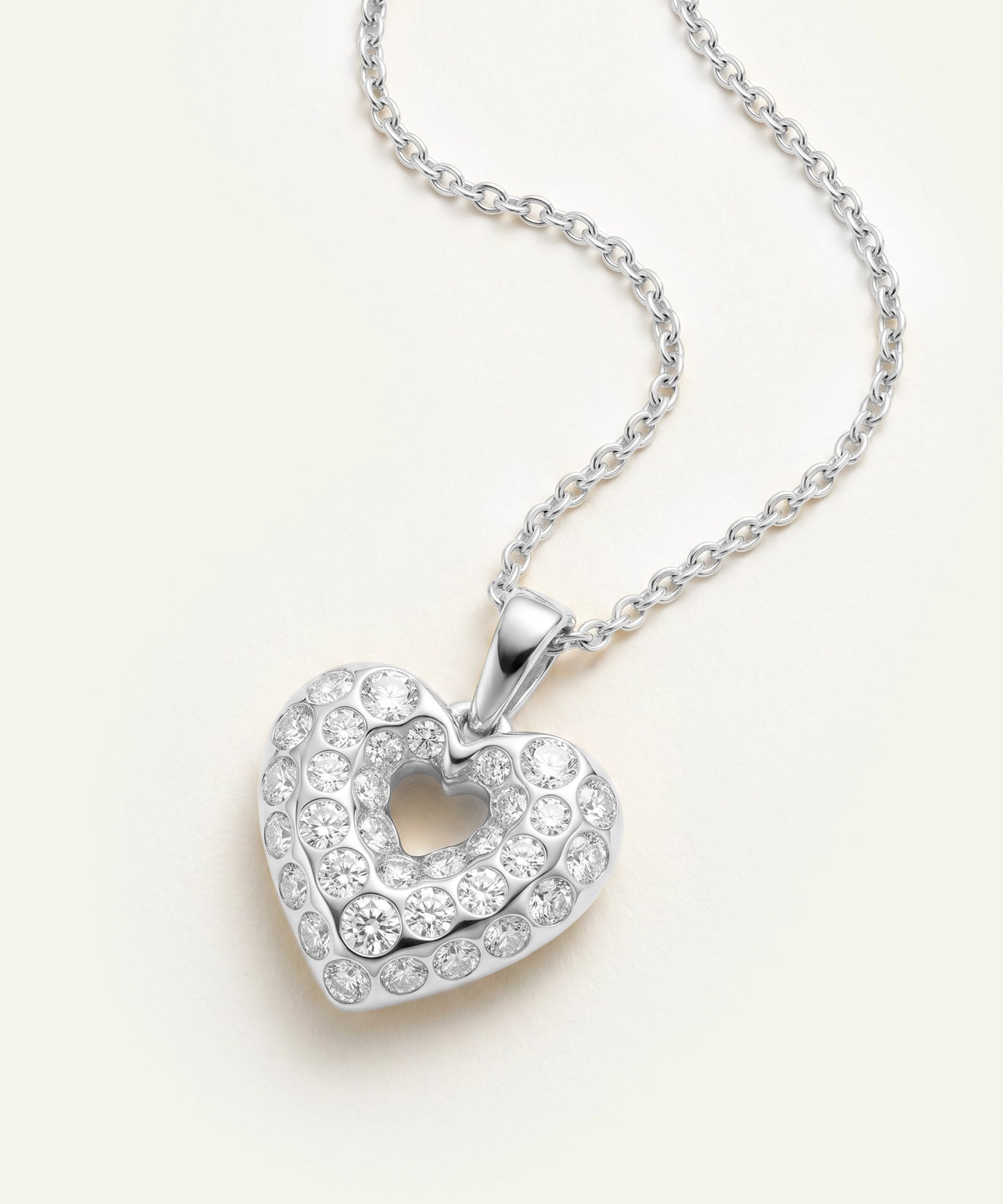 Love Spell® Lab-grown Diamond Heart Pendant - 0.35 Ct. T.W.