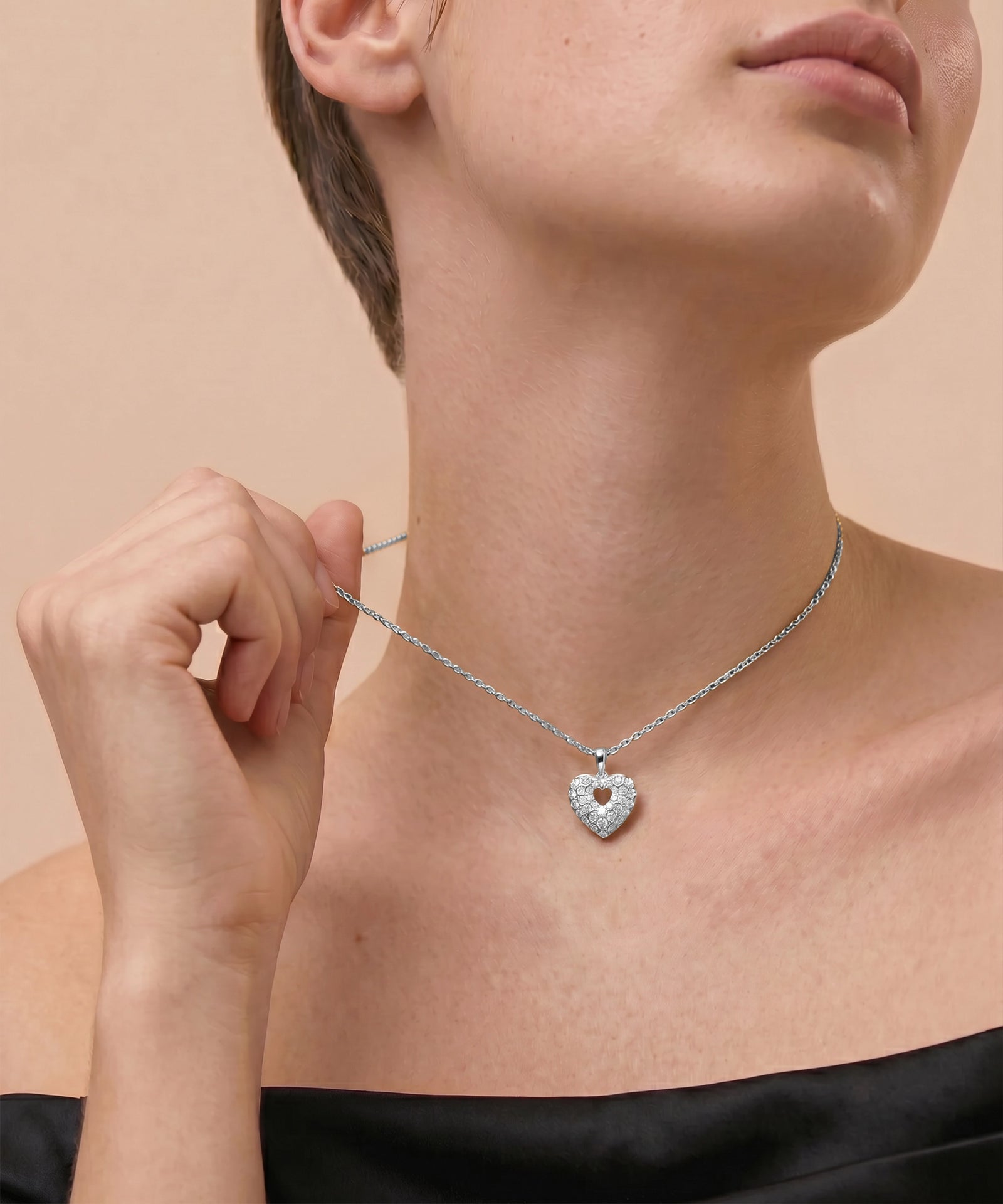 Love Spell® Lab-grown Diamond Heart Pendant - 0.35 Ct. T.W.