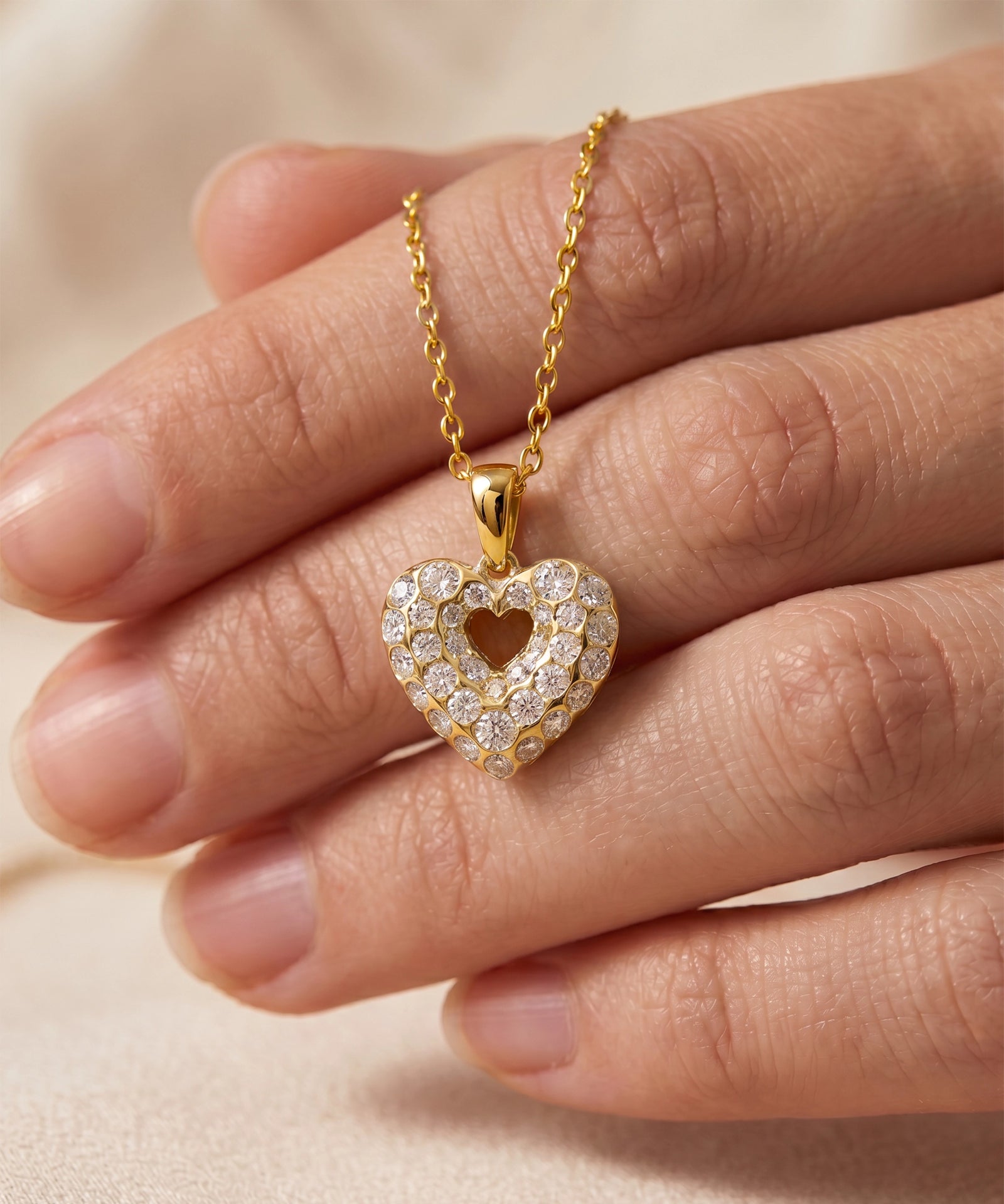 Love Spell® Lab-grown Diamond Heart Pendant - 0.35 Ct. T.W.