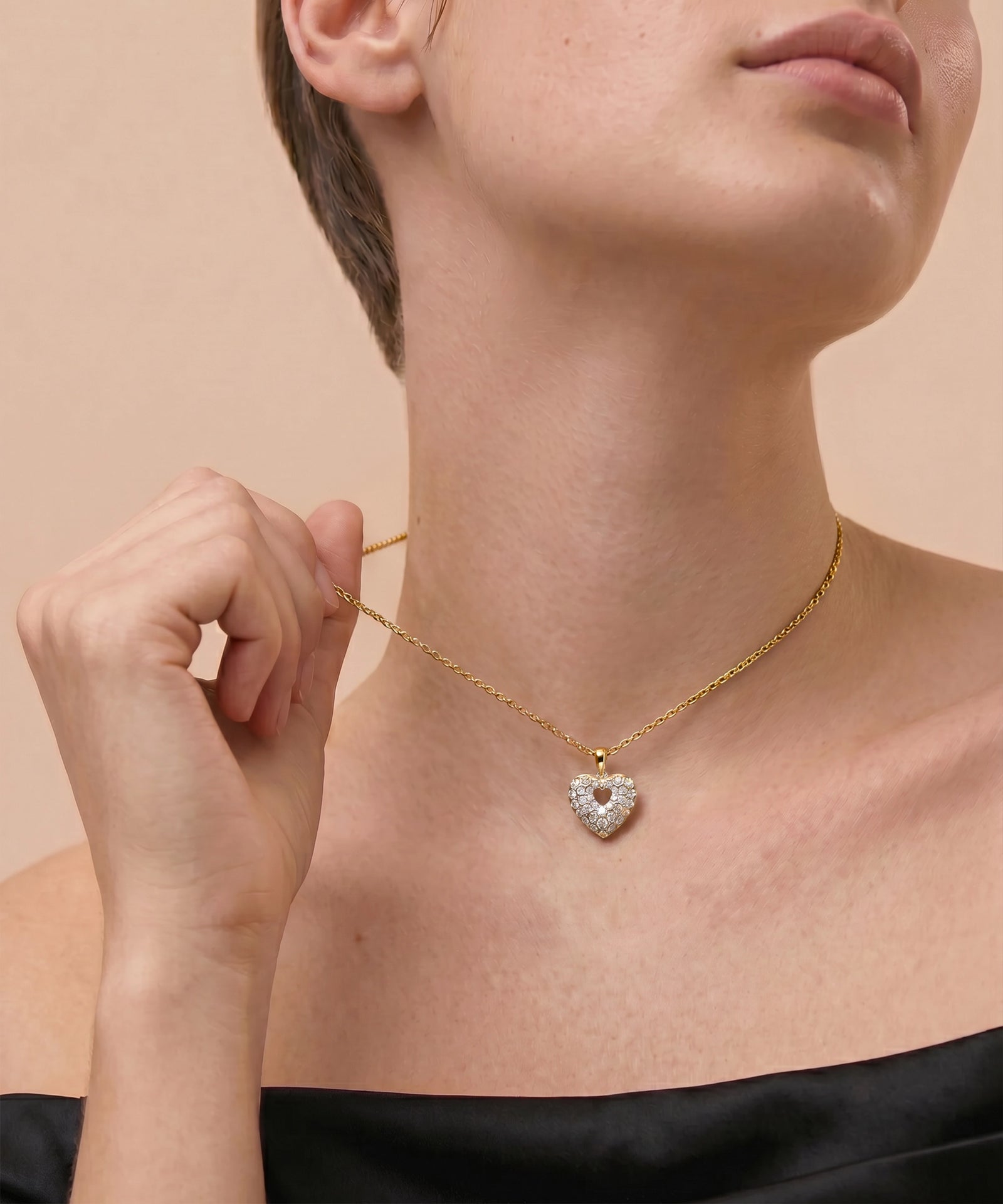 Love Spell® Lab-grown Diamond Heart Pendant - 0.35 Ct. T.W.