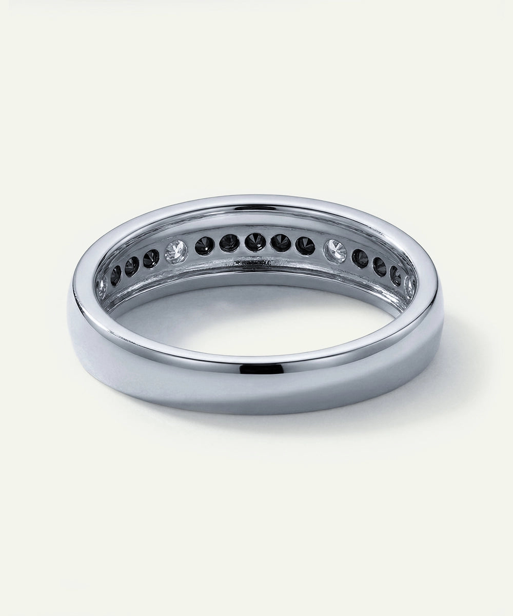 Ovani® Black Diamond Alternating Men's Band - 0.33 Ct. T.W.