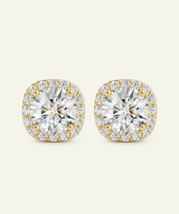 Ultimate Value® Lab-grown Diamond Round Halo Earrings - 2.50 Ct. T.W.