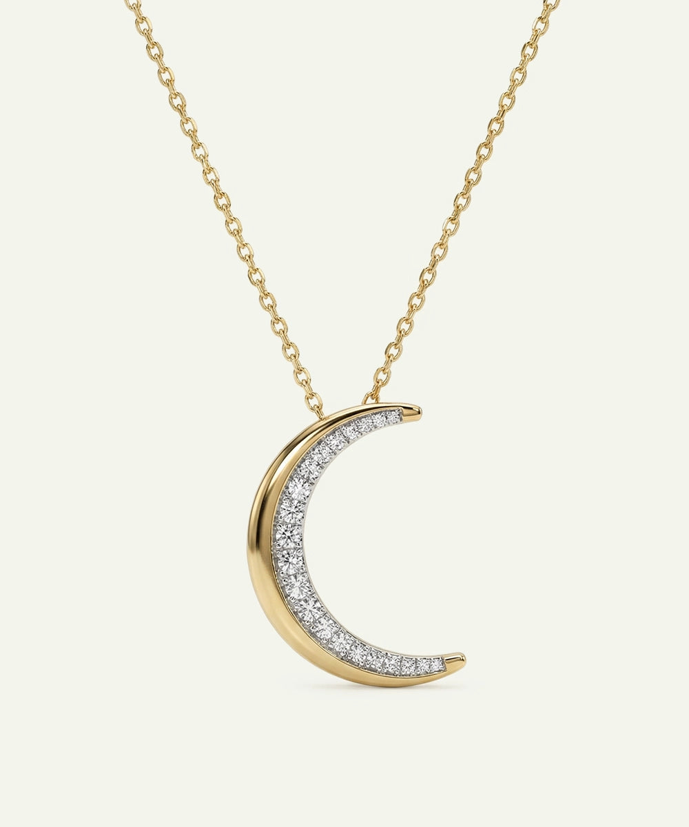 Bella By Ovani® Lab-grown Diamond Moon Pendant - 0.50 Ct. T.W.