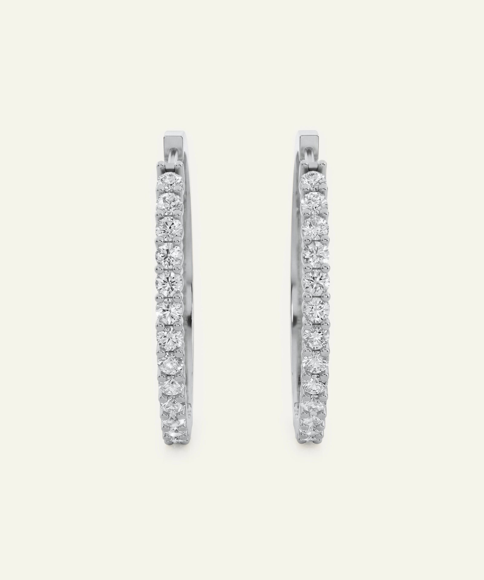 Ultimate Value® Lab-grown Diamond Hoops - 2 Ct. T.W.