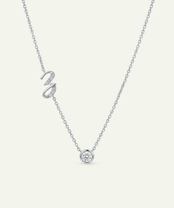 Bella by Ovani® Lab-grown Diamond Letter Z Initial Pendant - 0.30 Ct. T.W.