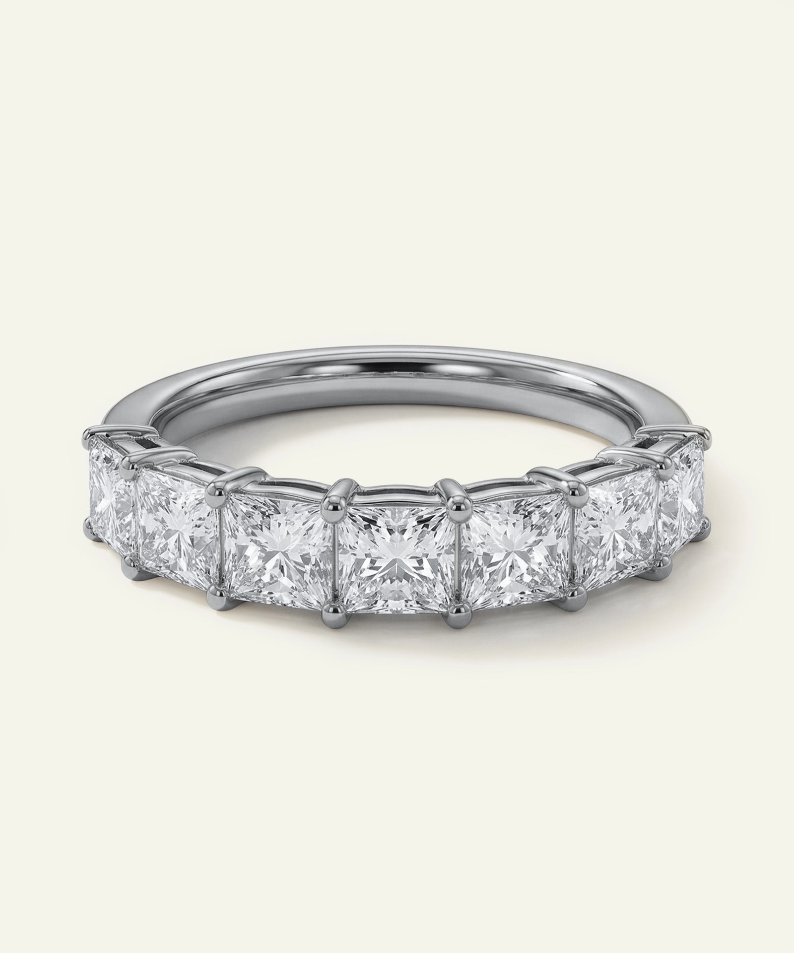 Diamond ring with a white background