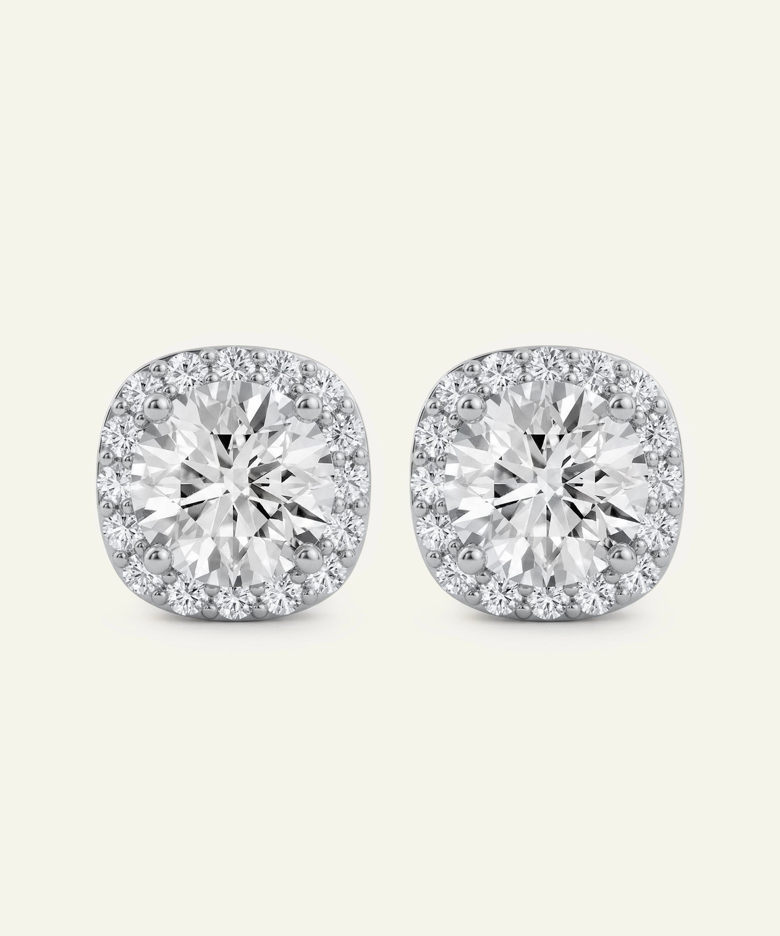 Ultimate Value® Lab-grown Diamond Round Halo Earrings - 2.50 Ct. T.W.