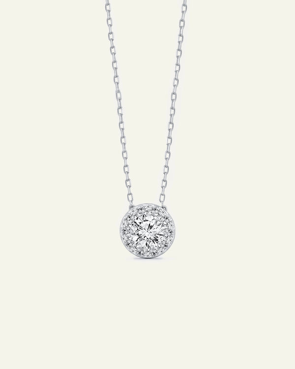 Bella By Ovani® Lab-grown Diamond Round Brilliant Cut Solitaire Pendant - 1.50 Ct. T.W