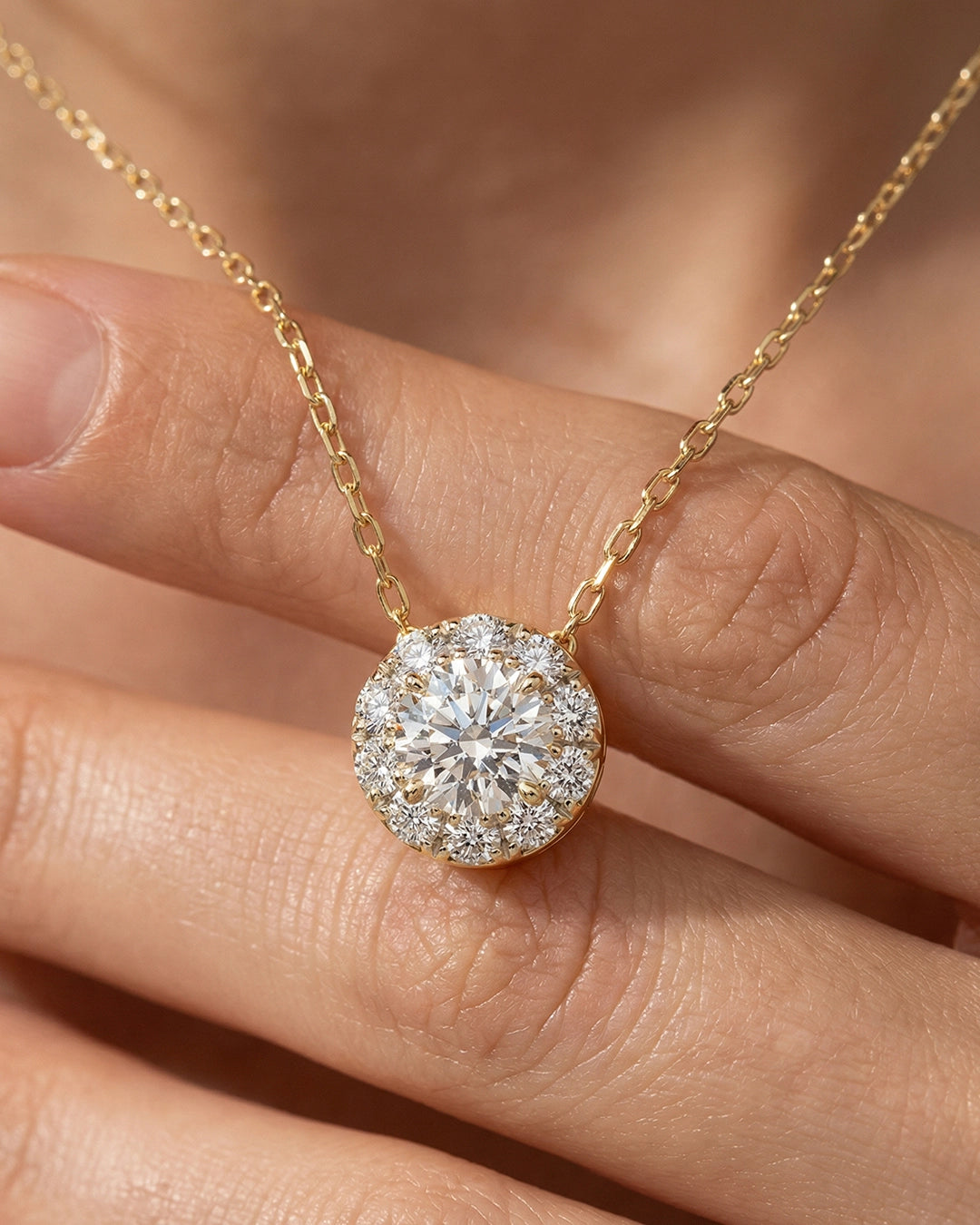 Bella By Ovani® Lab-grown Diamond Round Brilliant Cut Solitaire Pendant - 1.50 Ct. T.W