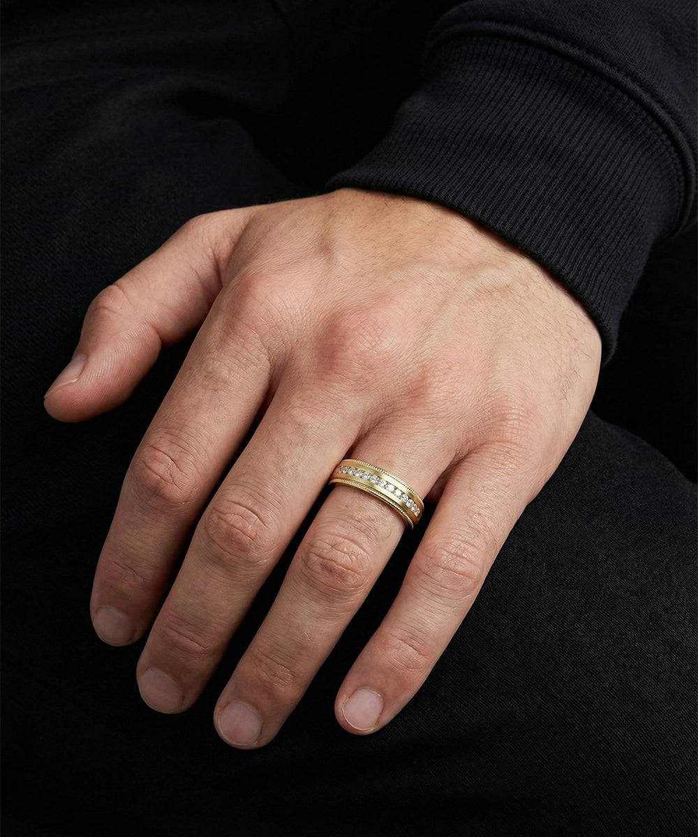 Ovani® Diamond Men's Band - 0.25 Ct. T.W.