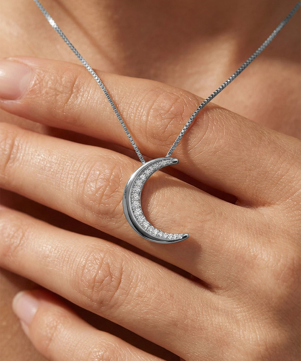 Bella By Ovani® Lab-grown Diamond Moon Pendant - 0.50 Ct. T.W.