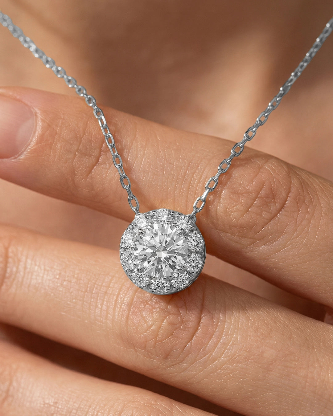 Bella By Ovani® Lab-grown Diamond Round Brilliant Cut Solitaire Pendant - 1.50 Ct. T.W