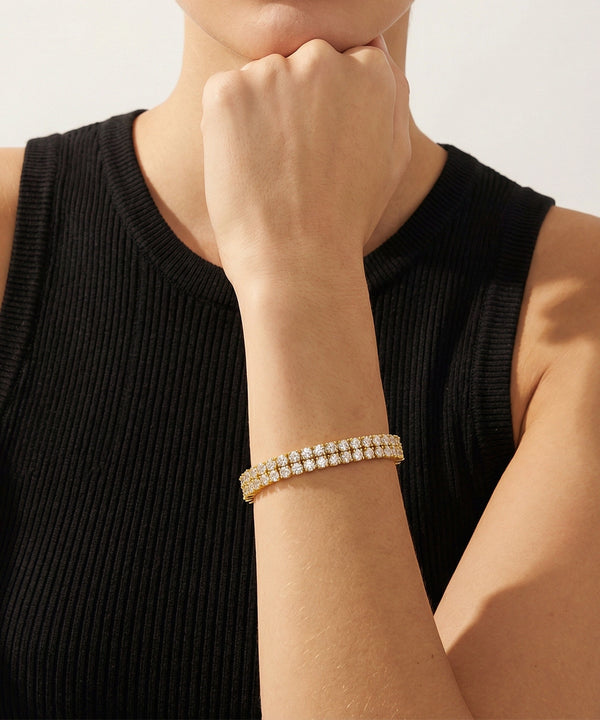 Love Spell® Lab-grown Diamond Two-Row Bracelet - 1.85 Ct. T.W.
