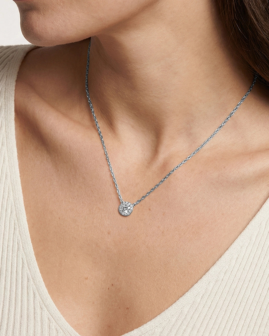 Bella By Ovani® Lab-grown Diamond Round Brilliant Cut Solitaire Pendant - 1.50 Ct. T.W