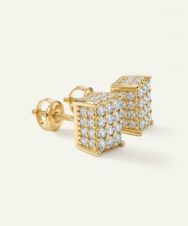 Novello Lab-grown Diamond Cluster Studs - 2.00 Ct. T.W.