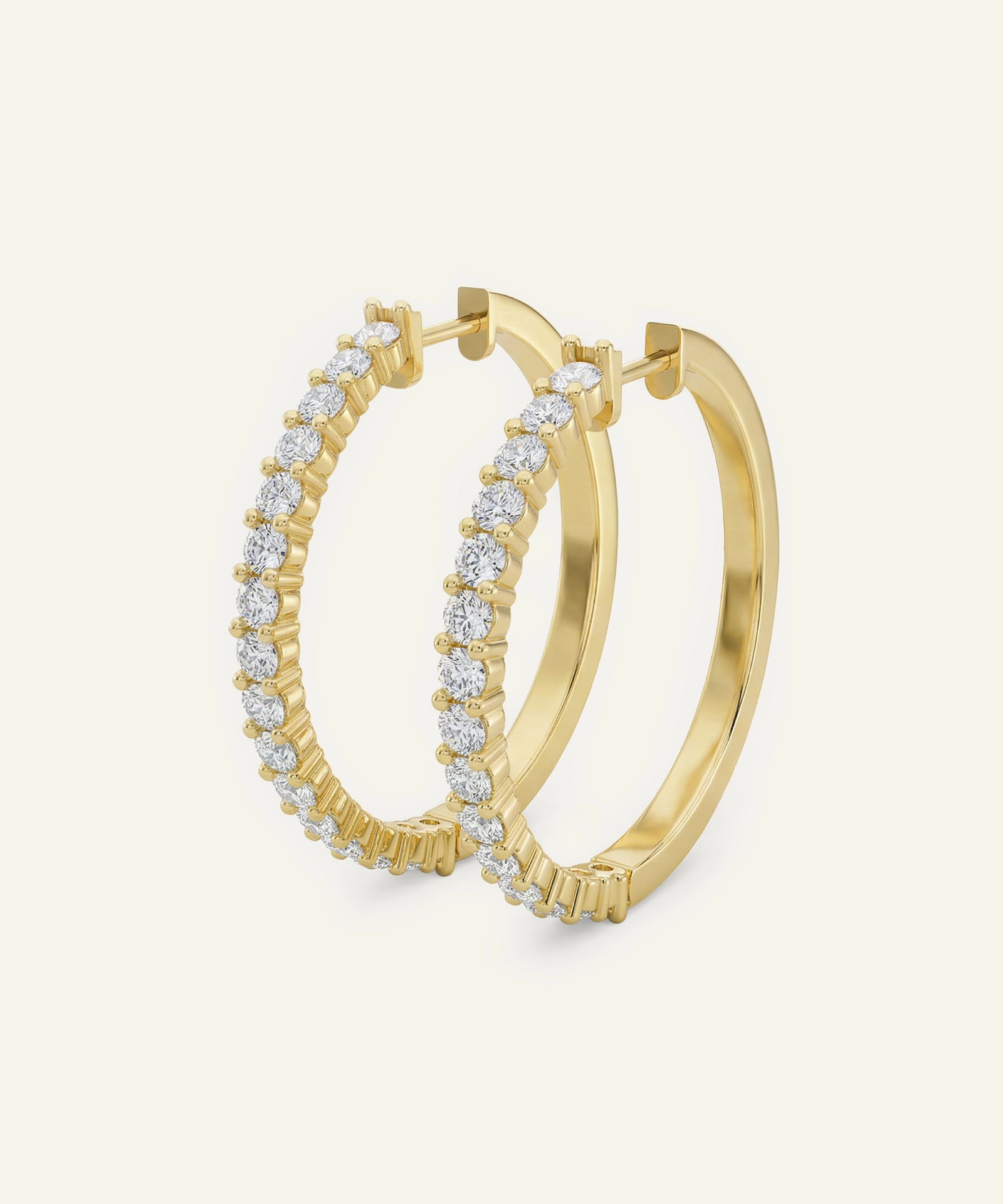 Ultimate Value® Lab-grown Diamond Hoops - 2 Ct. T.W.