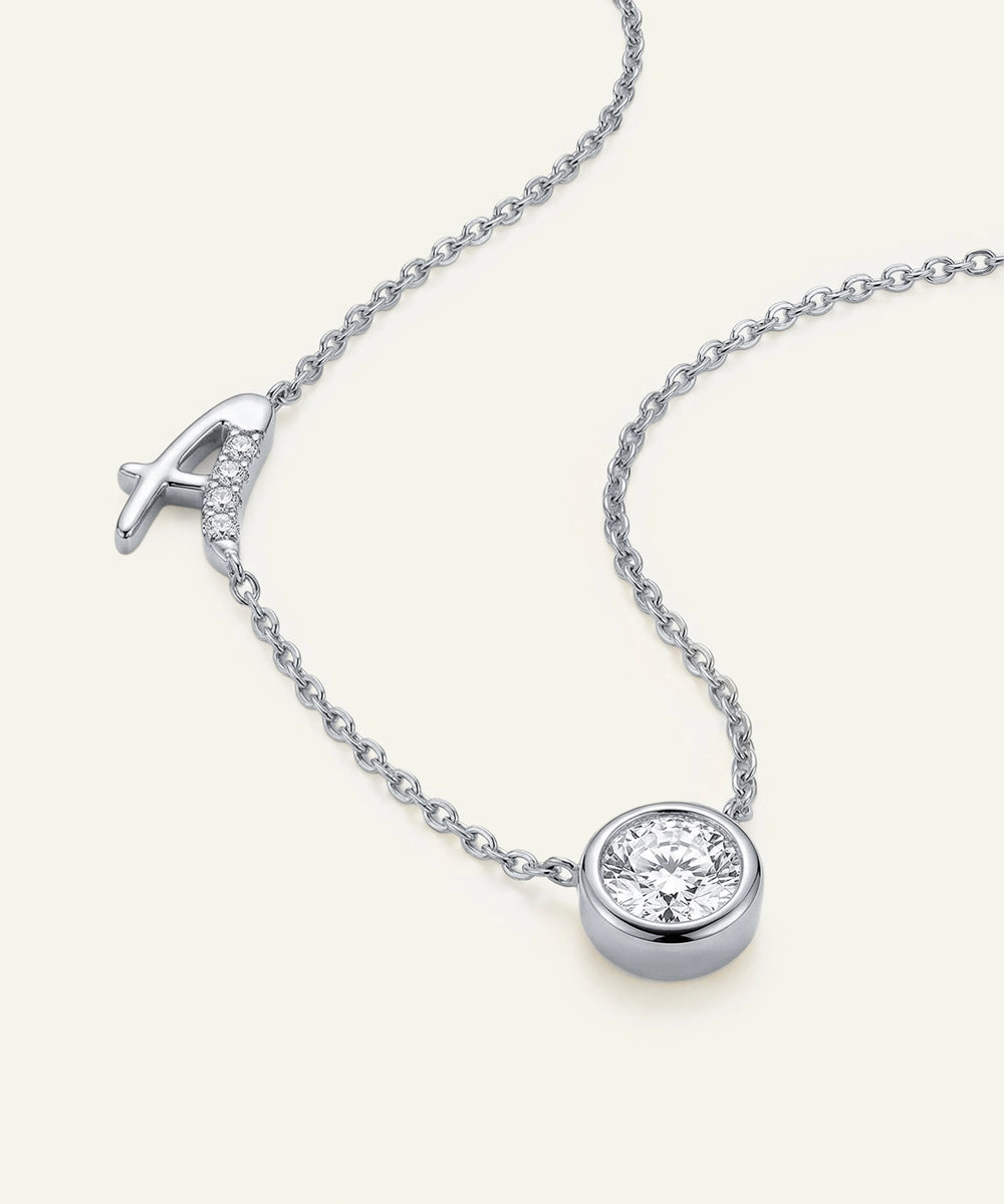 Bella by Ovani® Lab-grown Diamond Letter A Initial Pendant - 0.30 Ct. T.W.