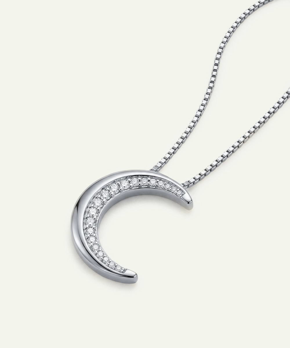 Bella By Ovani® Lab-grown Diamond Moon Pendant - 0.50 Ct. T.W.