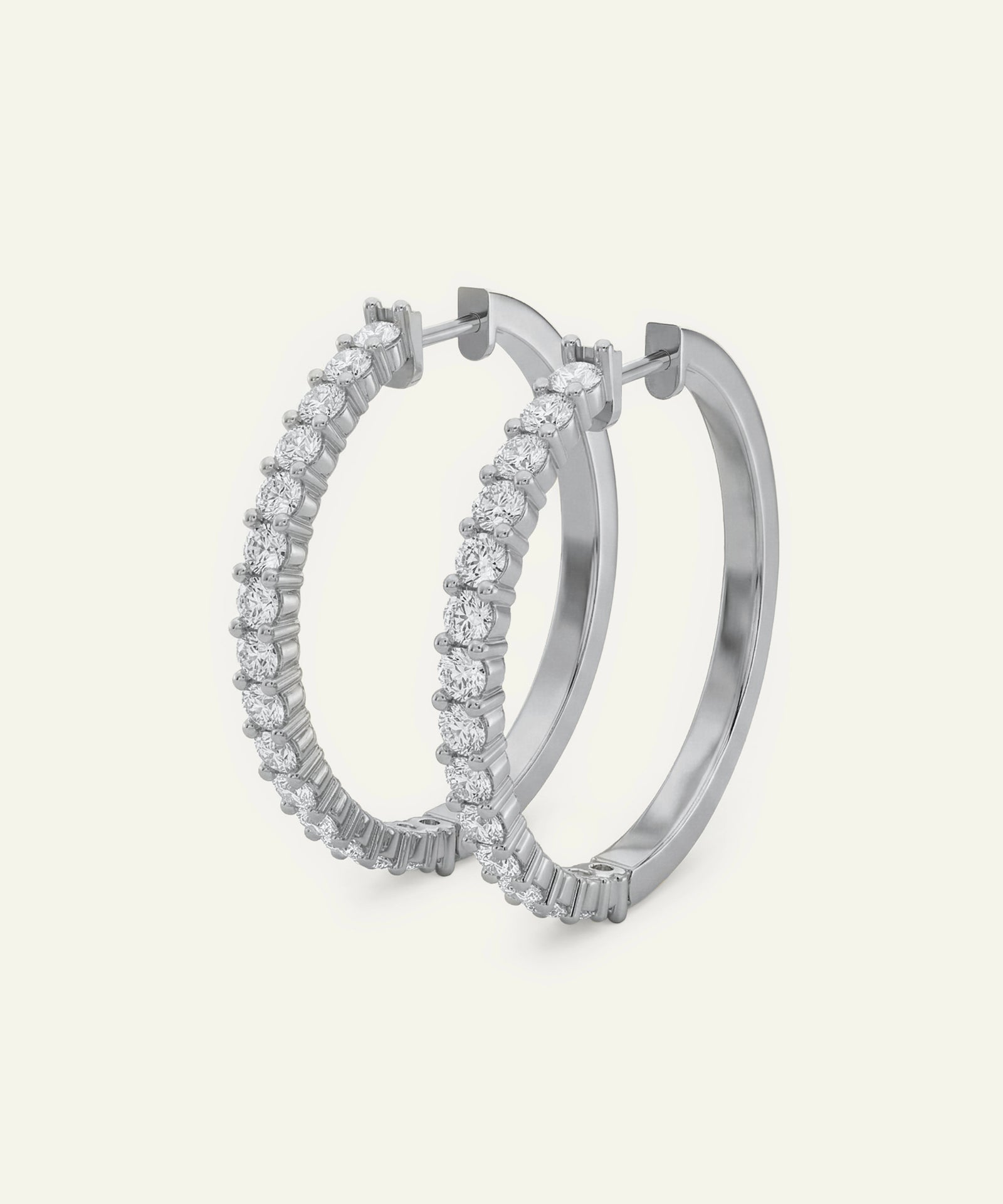 Ultimate Value® Lab-grown Diamond Hoops - 2 Ct. T.W.