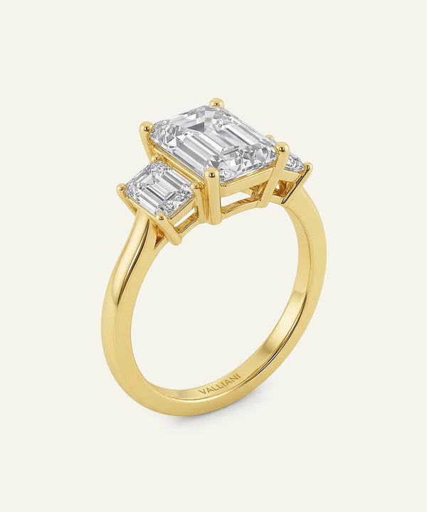 Ultimate Value® Lab-grown Diamond Emerald 3-Stone Ring - 4 Ct. T.W.