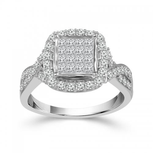 1.00 CT. T.W. Ultimate Value® Diamond Lady's Ring In 10K Gold