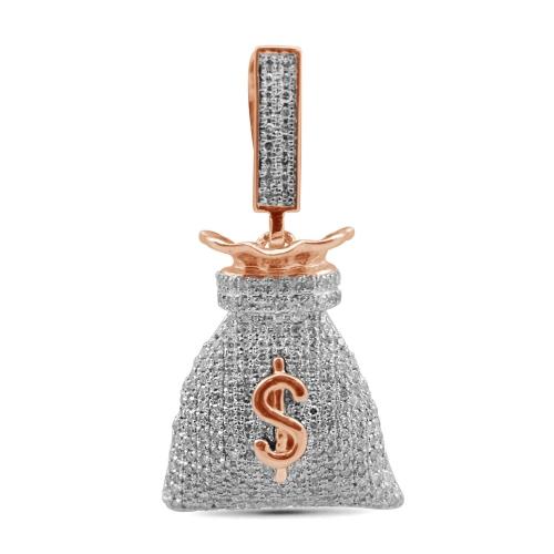 YOUI-GIFTS Money Bag Design Shoulder Bag with Dollar Earring PU Laser Purse  Handbag Clear Diamond Shape Crossbody Messenger Bag - Walmart.com