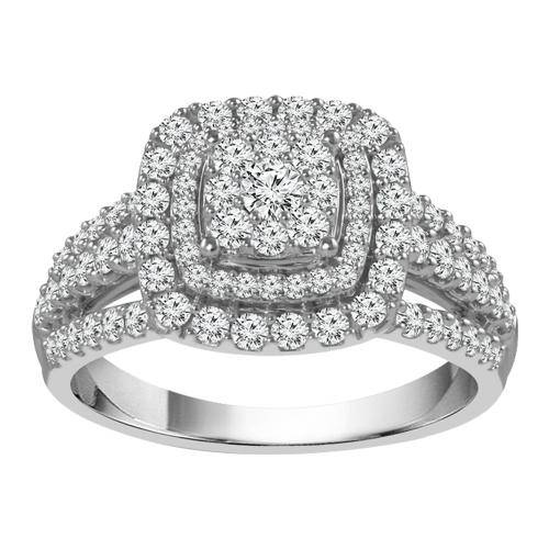2ct. T.w. "fairytale" Diamond Ultimate Value® Halo Ring
