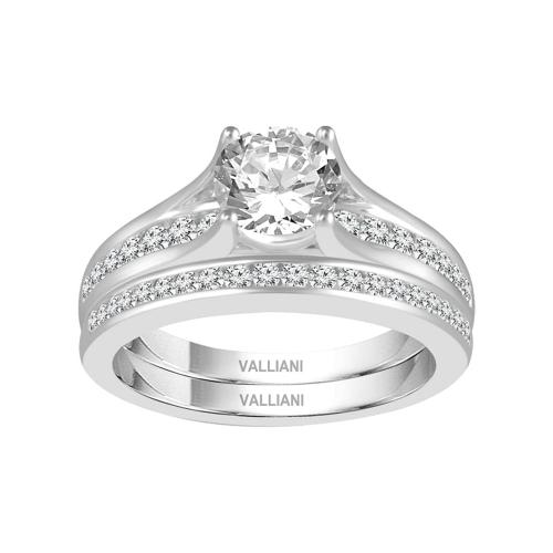 Diani® 2-row Bridal Ring Set - 1.50 Ct. T.w.