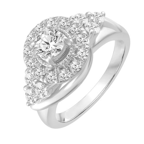 0.50 Ct. T.w. Diamond Promise Ring