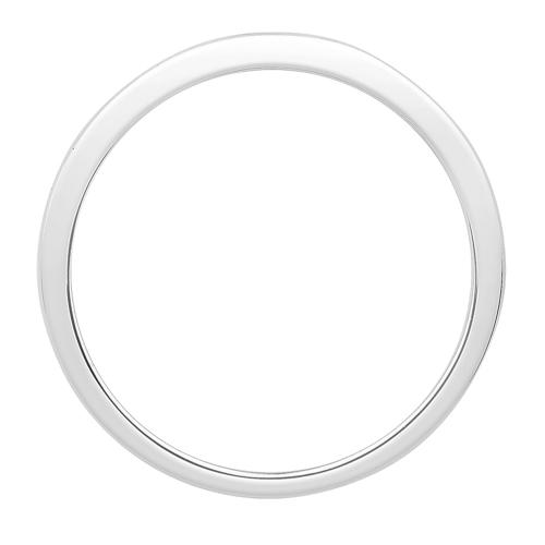 0.1 Ct. T.w. Diamond 11-stone Princess Channel Wedding Band In 14Kt White Gold