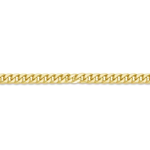 24 inch 5.5 mm Miami Cuban Chain Necklace In 14Kt Yellow Gold