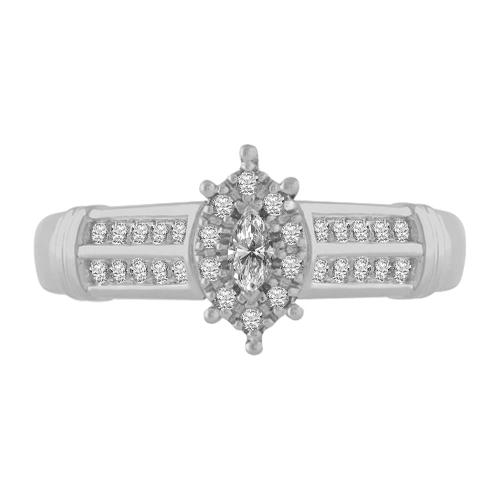0.4 Ct. T.w. Diamond Trio Bridal Ring Set