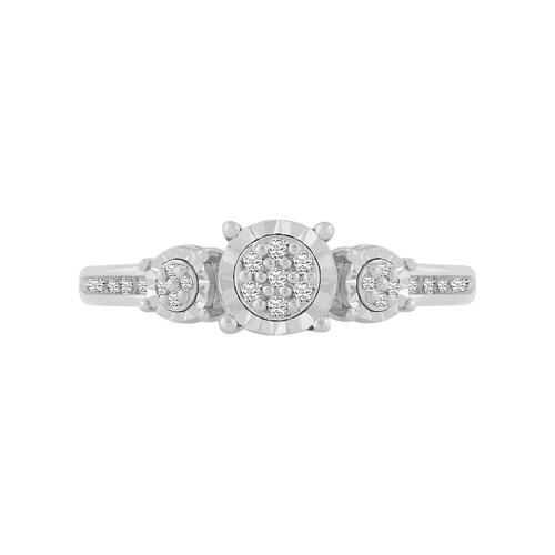 0.10 Ct. T.w. Promise Diamond Ring