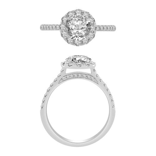 Ovani® Diamonds Bridal Ring - 1.16 Ct. T.w.