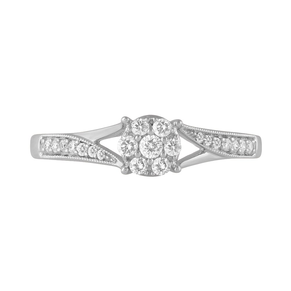 Novello Lab-grown Diamonds Promise Ring - 0.25 Ct. T.w.