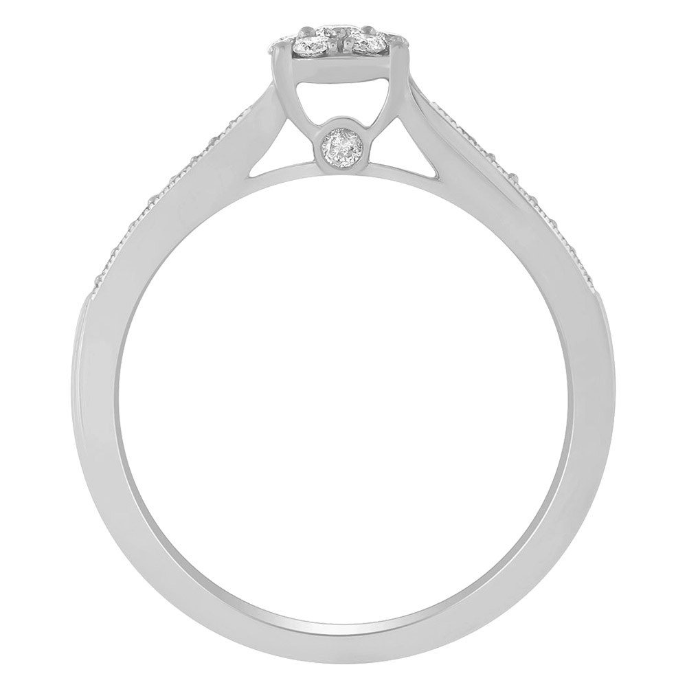 Novello Lab-grown Diamonds Promise Ring - 0.25 Ct. T.w.