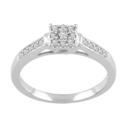 Lab-grown Diamonds Promise Ring - 0.30 Ct. T.w.