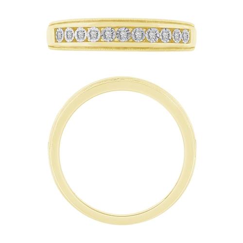 0.13ct. T.w. Diamond Gents Band