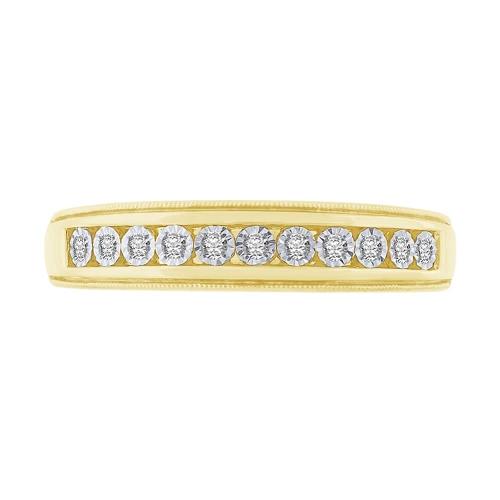 0.13ct. T.w. Diamond Gents Band