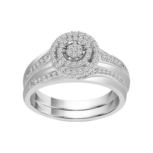 1/2 Ct. T.w. Diamond Trio Bridal Ring Set Ring