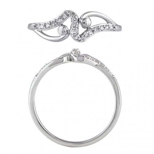Novello Lab-grown Diamonds Promise Ring - 0.13 Ct. T.w.