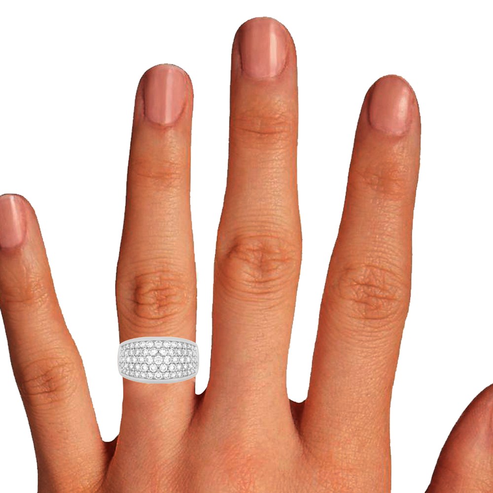 Diani® Wide Pave Gents Fashion Band - 2 Ct. T.w.