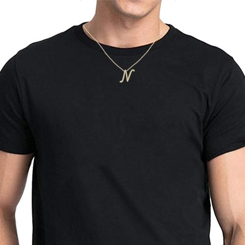 Novello Lab-grown Diamonds Letter N Initial Pendant - 0.16 Ct. T.w.