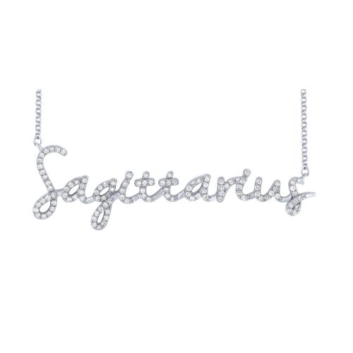 0.33CT. T.W. DIAMOND SAGITTARIUS ZODIAC NECKLACE IN 10K GOLD