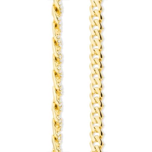 Iced Cuban Link Chain - 9.10 Ct. T.w.