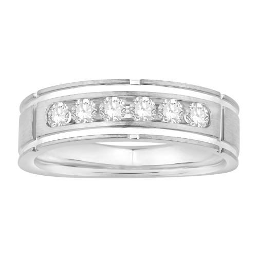 Ovani® Diamonds Men's 6-stone Wedding Band - 0.50 Ct. T.w.