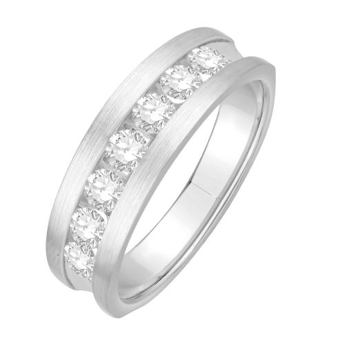 Ovani® Diamonds Men's 7-stone Wedding Band - 1 Ct. T.w.
