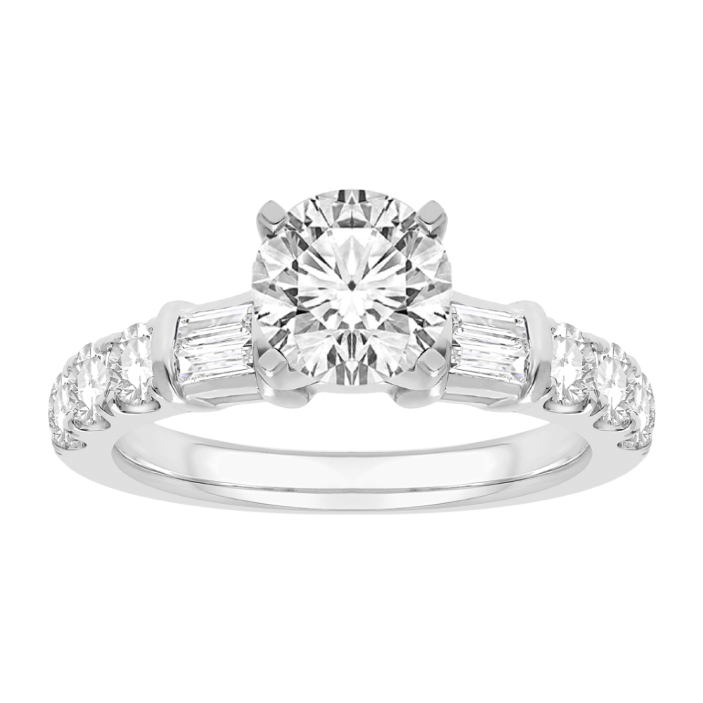 Ovani® Diamonds Cubic Zirconia Rbc Semi-mount Ring - 0.90 Ct. T.w.