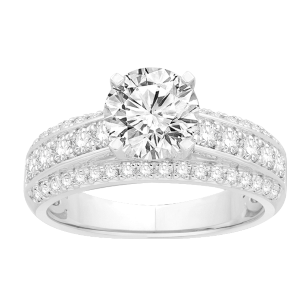 Ovani® Diamonds Cubic Zirconia Semi-mount Ring - 0.75 Ct. T.w.