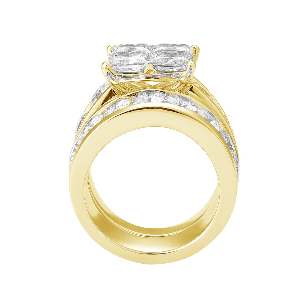 Novello Lab-grown Diamonds Quad Bridal Set 8.15 Ct. T.w.